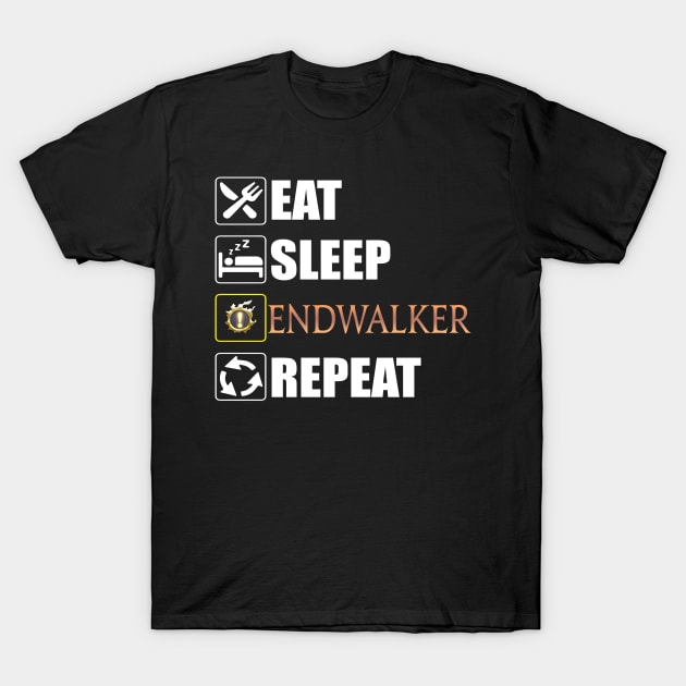 Eat Sleep Endwalker Repeat T-Shirt by Asiadesign